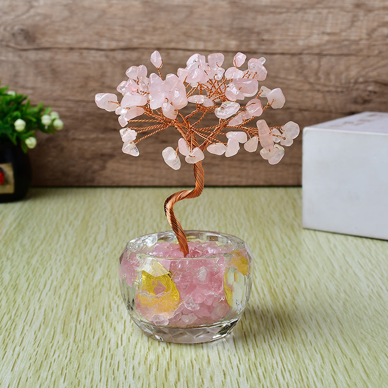 Multicolor Crystal Life Tree Feng Shui Ornament