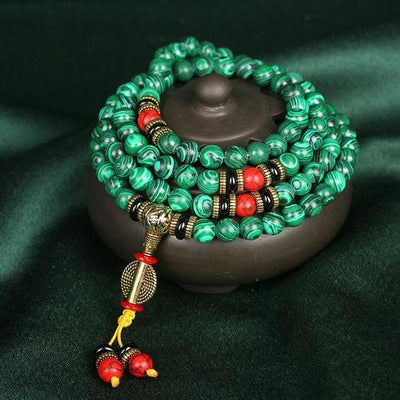 Heart Healing Green Malachite Emotional Release Bracelet