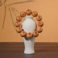 Nine Word Mantra Peach Wood Protection Beads