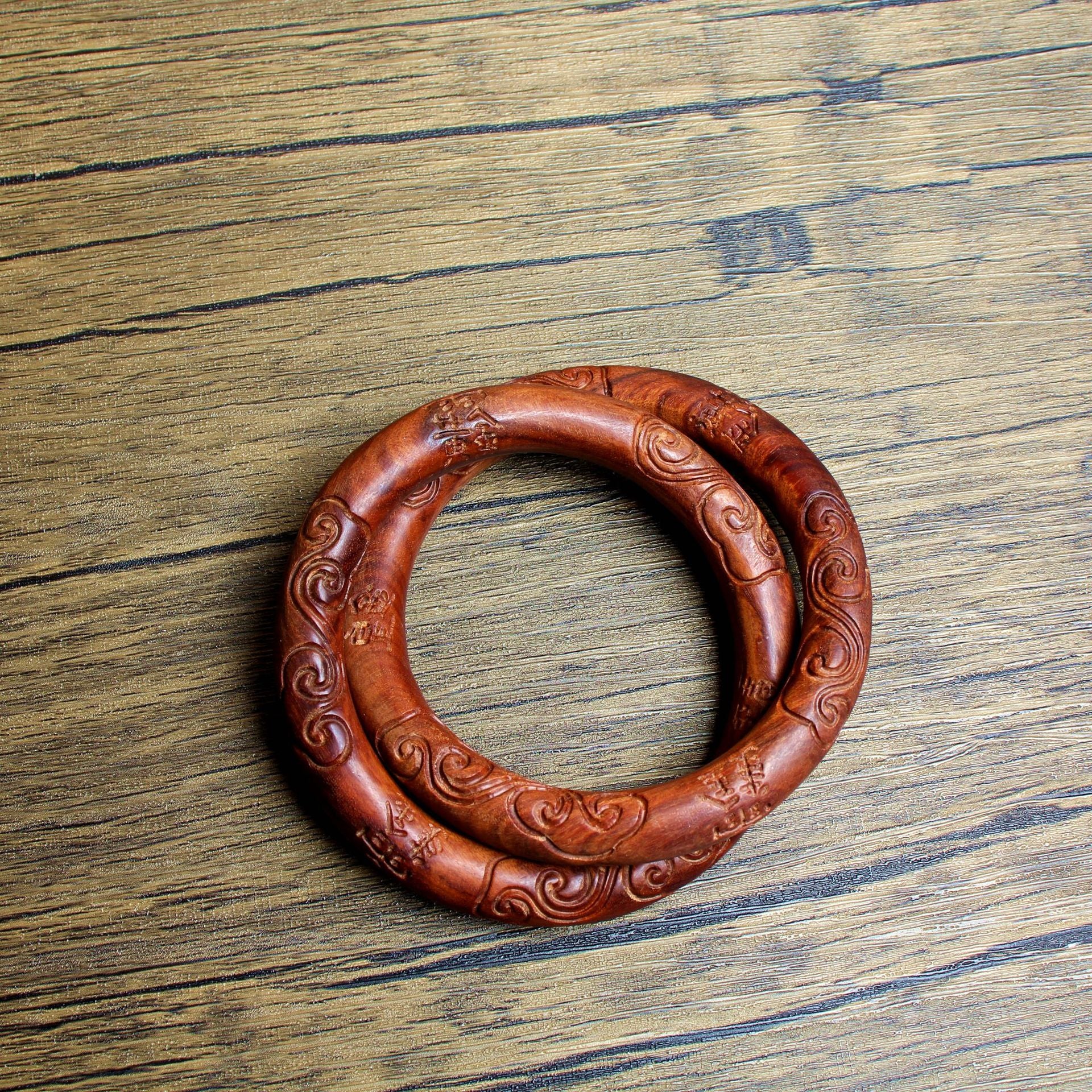 Talisman Cloud Pattern Taoist Protection Bangle