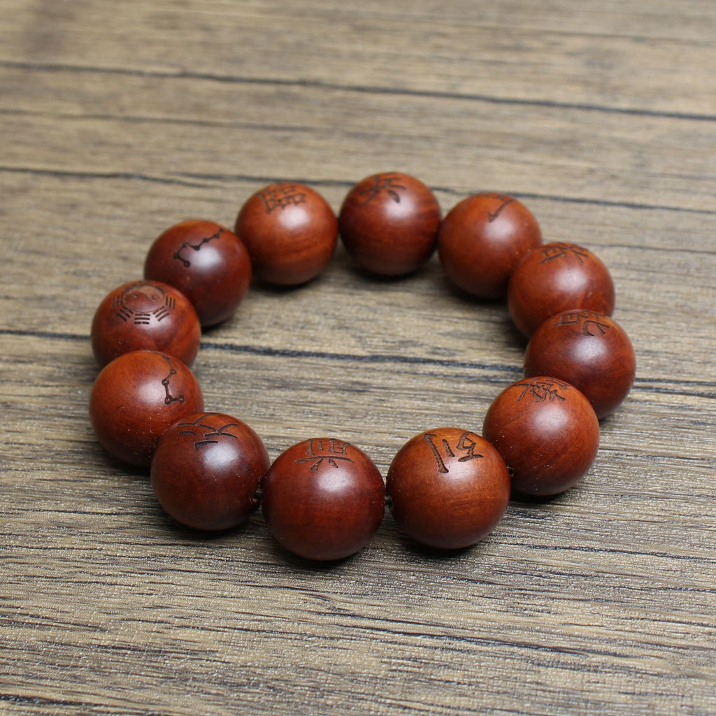 Triple Talisman Dark Aged Thunder Protection Beads