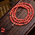 Tibetan Full-Blood Camel Bone Prayer Beads - Adai Guru Bead