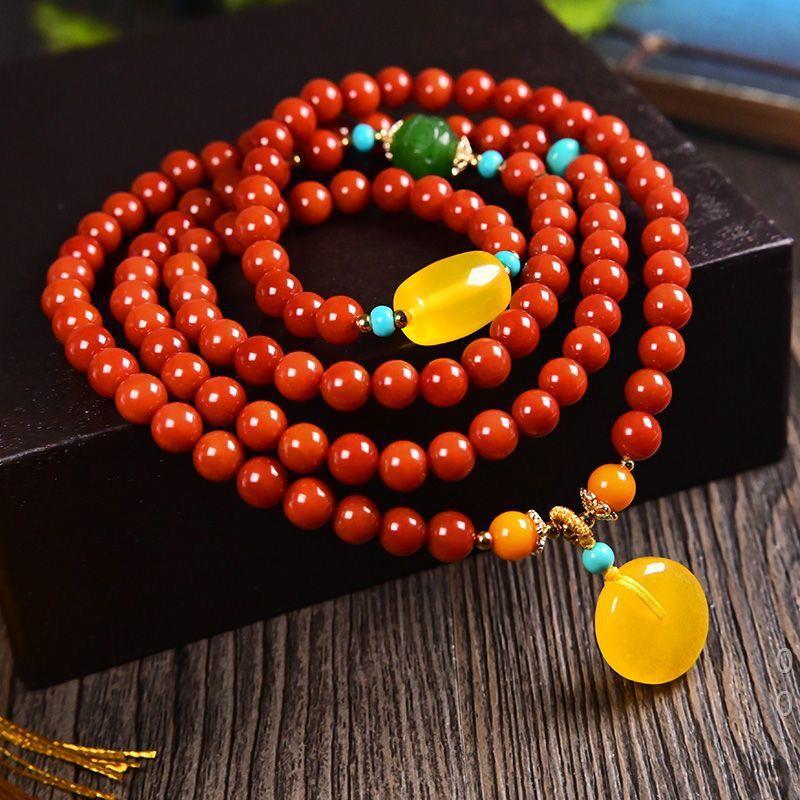 Emotional Balance Red Agate Vitality Bracelet