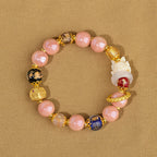 Baiyun Temple Nine-Tailed Fox Energy Protection Bracelet | Scented Ash