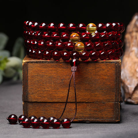 Vitality Red Blood Amber Life Force Bracelet
