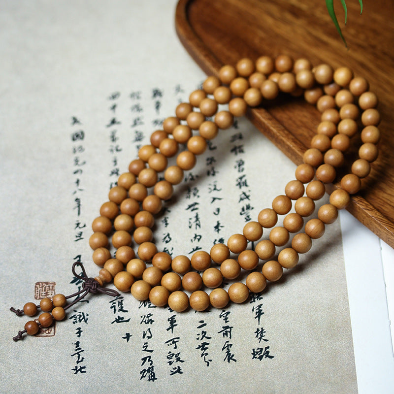 Natural Phoenix-Eye Bodhi Seed Meditation Talisman | 108 Beads