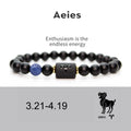 Zodiac Sign Agate Protection Wealth Love Bracelet