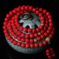 Consecrated Cinnabar 108 sacred beads for Supreme Yang protection and negative energy clearing