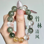 Soul Healing Green Rutile Emotional Stability Bracelet