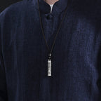 dragon fu cylinder pendant taoist kaiguang evil ward protection men wearing fu character necklace chinese style