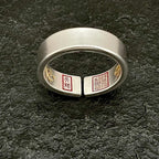 The sleek, understated matte exterior of the Taoist protection ring, showing its solid construction.