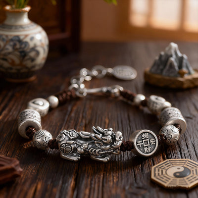 Pixiu Wealth Attraction Bracelet | Taoist KaiGuang Blessing