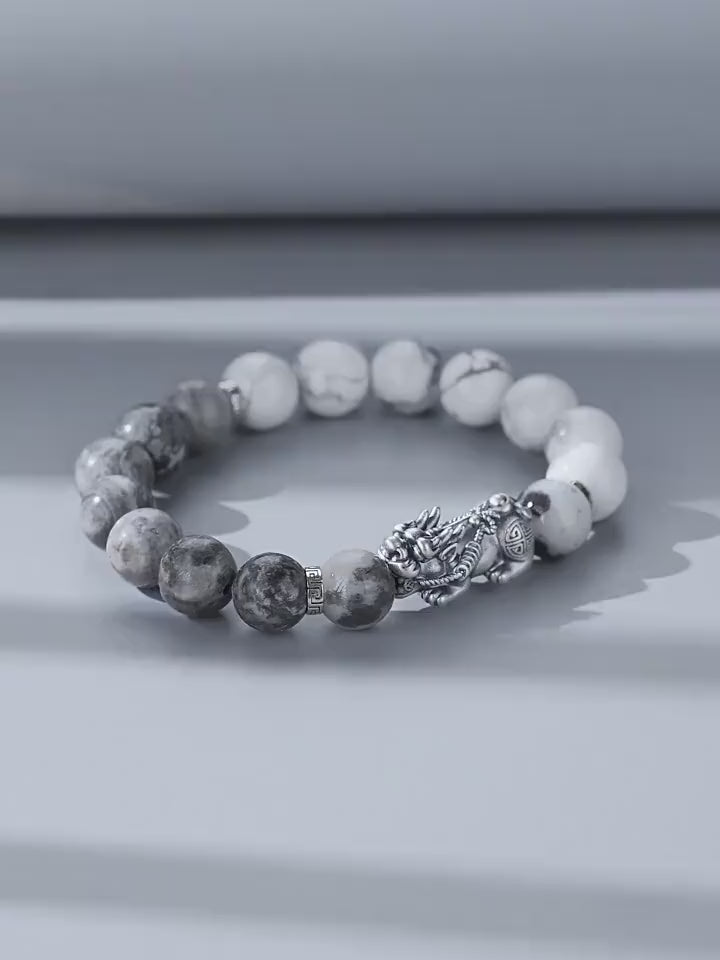 Pixiu Wealth Attracting Bracelet | Five Elements Protection