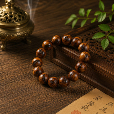 Thunderstruck Wood Bracelet | Pure Yang Protection & Luck Activation