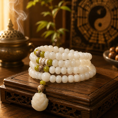 108 Bodhi Bead Meditation Bracelet | Taoist KaiGuang Blessing
